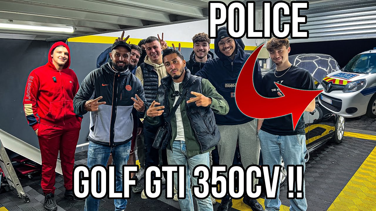 GOLF 6 GTI STAGE 2 (La police nous controle 👮‍♂️)