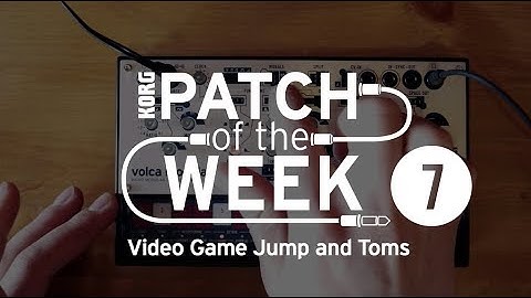 volca modular Patch of the Week 7: Video Game Jump and Toms
