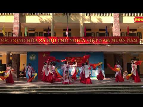 Video Múa mashup bánh trôi nước gấm a9k42 THPT Hoài Đức B - youtube