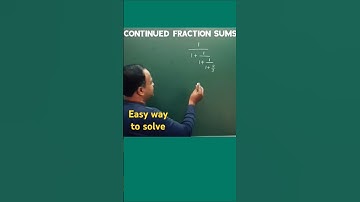continued fractions solution||#maths #fastcalculationtrick