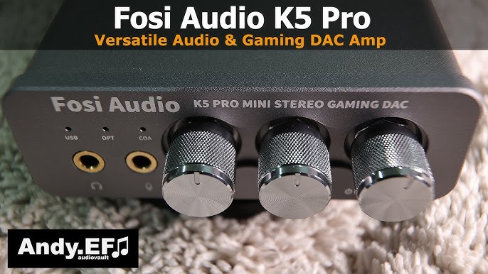 Q5 DAC Converter - HiFi Headphone Amp & Stereo Preamp – Fosi Audio