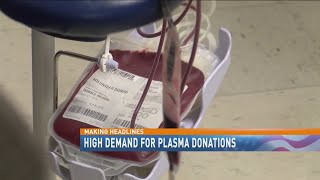 Local hospitals seeking plasma donations