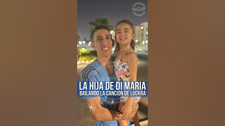 Angel Di Maria encontró a su hija bailando la cancha de Luck Ra y Bizarrap 😍
