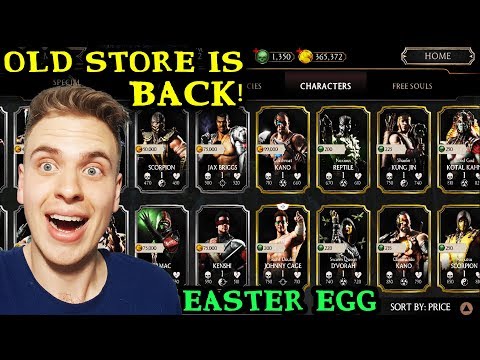 MK Mobile 2.0. How To Get Old Store Back. Found Insane Easter Egg in MKX Mobile!