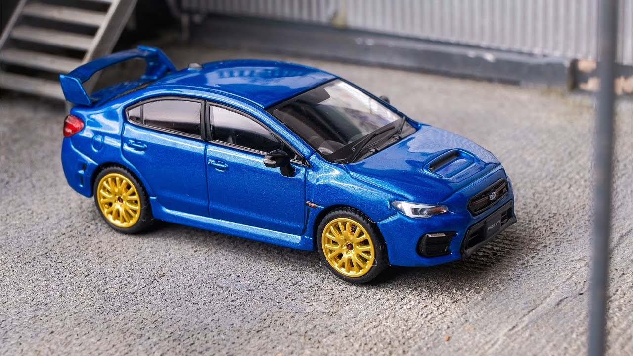 ミニカー 1/43 SUBARU WRX STI EJ20Final Esition 1/43 Subaru Wrx Sti Ej20 Final Edition 2019 Wr Blue Pearl