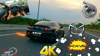 MAZDA RX8 BIG TURBO  SHOWDOWN 4K