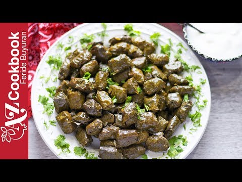 Azerbaijani Stuffed Grape Leaves Dolma | Yarpaq Dolması | Долма из Виноградных Листьев