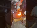 Manual iron forming precision process #metal #manufacturing
