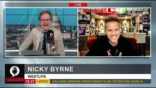 Nicky Byrne interview - talkRADIO - 26th March 2021