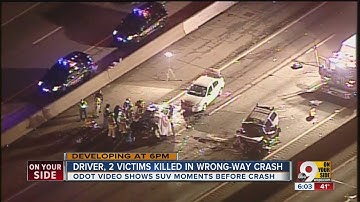 Video shows truck going wrong way before 3-vehicle crash that killed 3 on NB I-75