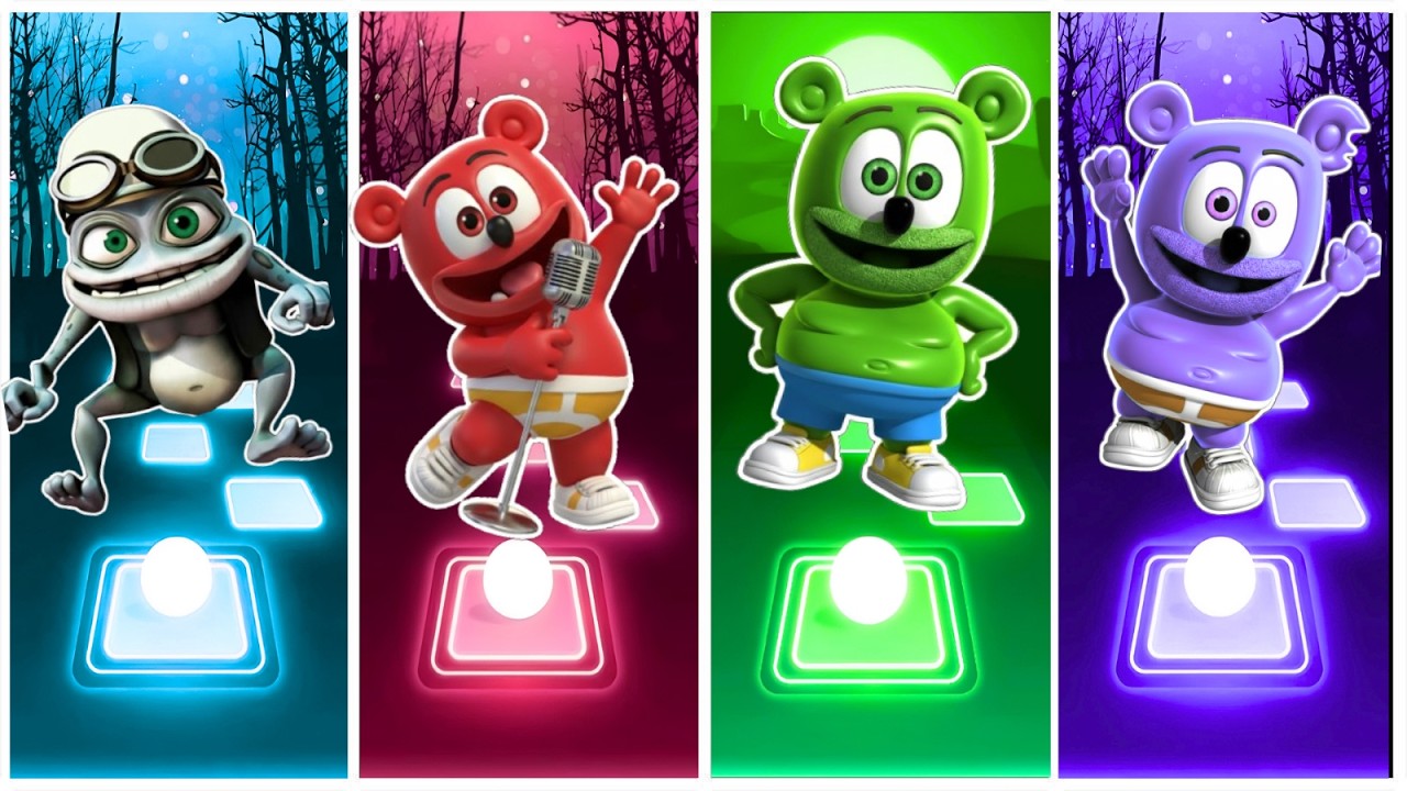 Crazy Frog🩵 🆚 Gummy Bear EXE❤️ 🆚 Gummy Bear Song💚 🆚 Gummy