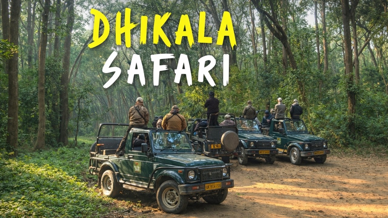 Close Encounter with Tiger | Dhikala | Jim Corbett National Park | Wildlife Safari | 4K Video |