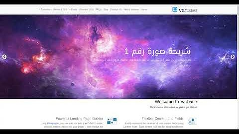 Right to left (RTL) - Varbase Media Hero Slider