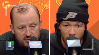 Tom Thibodeau \& Jalen Brunson | New York Knicks 109-94 Boston Celtics | 2022 2023 NBA Season