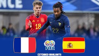 Spain vs France | Highlights | U21 International Friendly 28-03-2023