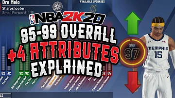 NBA 2K20 95-99 Overall + 4 Attributes Explained (things you know & may not know)