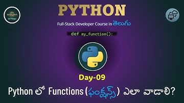 Day09 | Functions in Python Part-3 | Full Python Course | Step by Step 2025