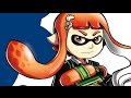 Splatoon inkgirl drawing timelapse