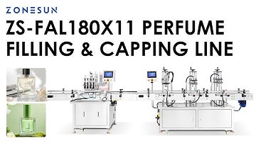 ZONESUN ZS-FAL180X11 Perfume Bottle Filling Capping Production Line