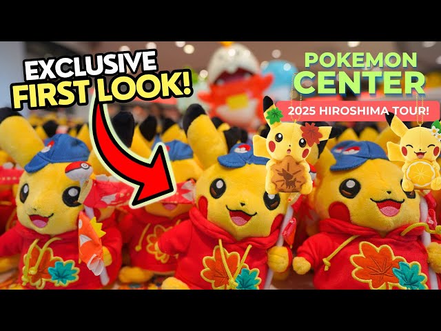 👀FIRST LOOK at the NEWEST Pokémon Center in Japan! (So much
