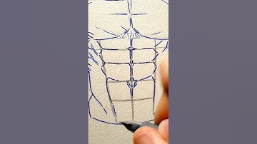 ✨Abs drawing tutorial EasyPeasy✨ #howtodraw