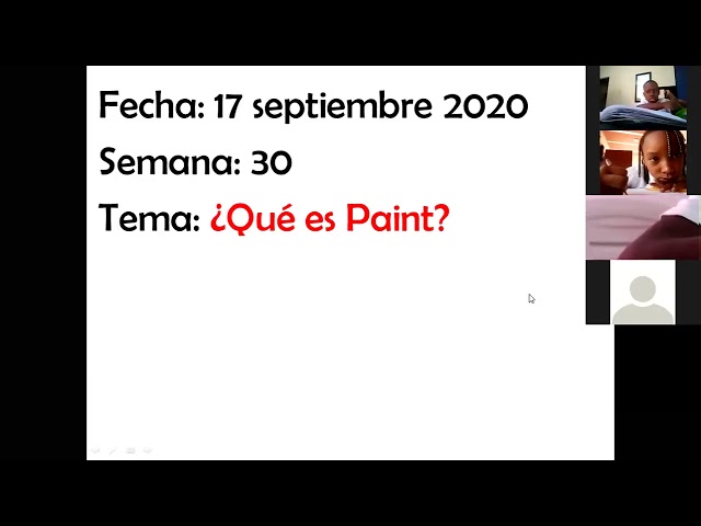 17/09/2020 Tecnología primero 1 semana 30: ¿que es paint?