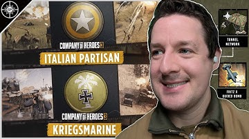 Thoughts on the Italian Partisan and Kriegsmarine Battlegroups! | CoH3 Endure and Defy Discussion