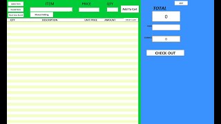 A Powerful Point Of Sale (POS) Application In Excel with User and Password