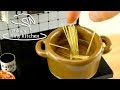 mini food "spaghetti carbonara" 本当に食べられるミニチュア料理/カルボナーラ #10 | Yuka's tiny kitchen