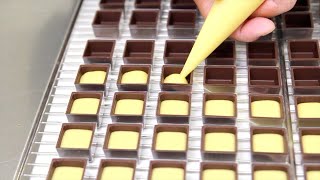 ショコラティエが手がけるチョコレート専門店の美味しいボンボンショコラの作り方