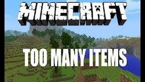 How to Install TooManyItems Mod (1.6.2)
