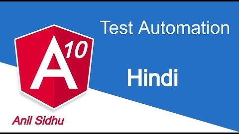 Angular tutorial in Hindi | automation Testing | Unit Testing