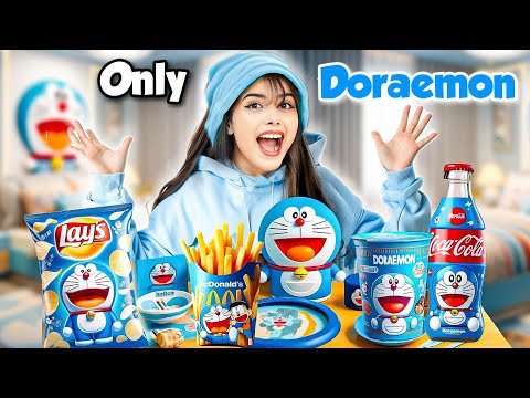 Using Only *DORAEMON* things for 24 Hours!!