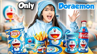 Using Only Doraemon Things For 24 Hours