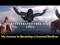 My Journey to Becoming a Licensed Skydiver (Accelerated freefall AFF Course Progression) 2019