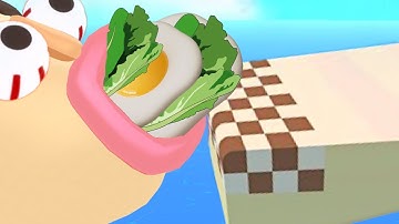 Sandwich Runner Max Levels Gameplay Triple EGG with Double Lettuce  Sandwich 🍳🥬🥪