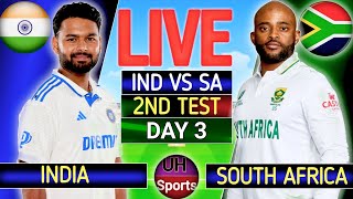 Download Lagu 🔴 Live: IND vs SA, DAY 3, 2ND TEST, Cricket Live Match Today Scores, Commentary 2nd Innings, IND BAT MP3