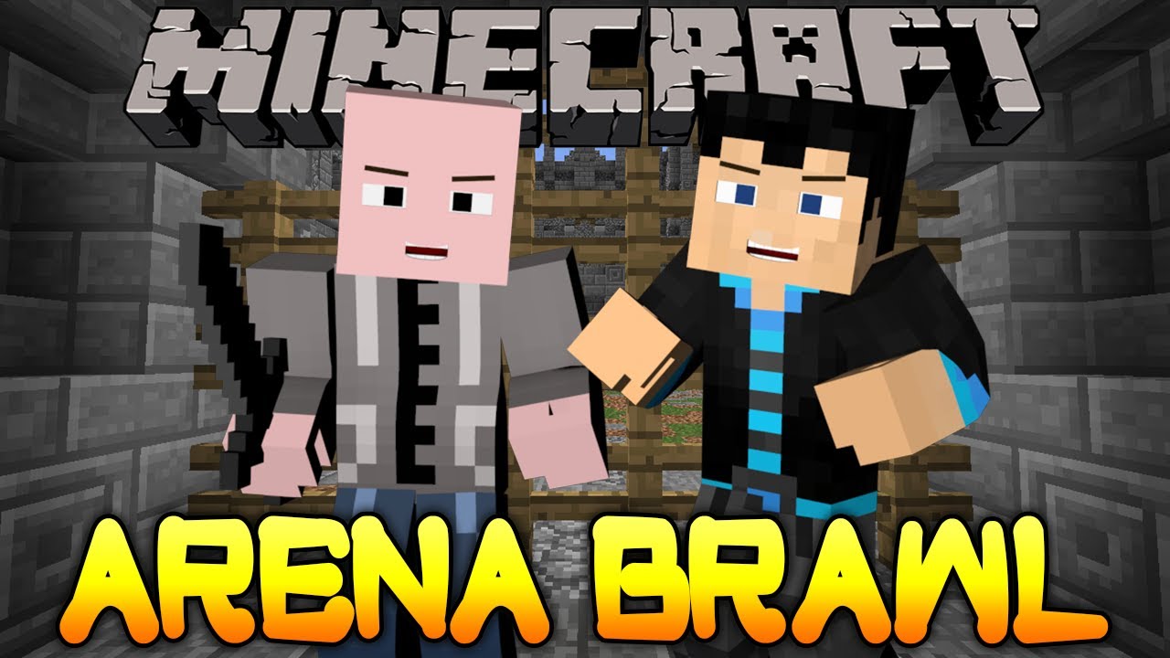 Minecraft: ARENA BRAWL w/ Vasehh & StrauberryJam