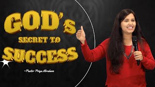 GOD's secret to success(Excerpt)| Pastor Priya Abraham | 03rd Sep 2023