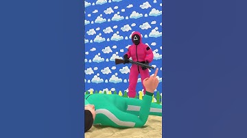 Ronaldo - Squid game tiny dalgona shape #shorts #babyduck #squidgame