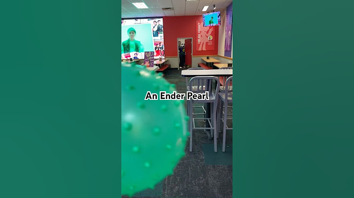 An Ender Pearl at Chuck E Cheese #chuckecheese #minecraft #minecraftmovie #trend #enderpearl