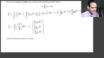 4.2 Surface Integrals - #16 Surface Integral of a Vector Function