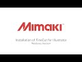 Mimaki Installation of FineCut9 for Illustrator（Windows Version）