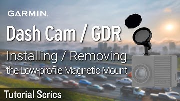 Tutorial - Dash Cam / GDR Series: Installing and Removing the Low-profile Magnetic Mount