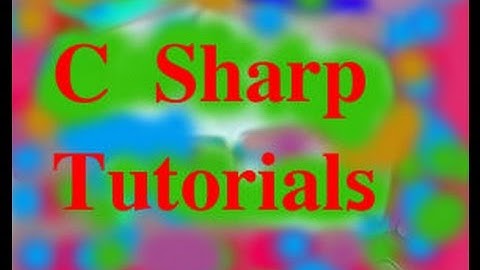 C# property. (TUTORIAL 17) full solutions of all C problems.