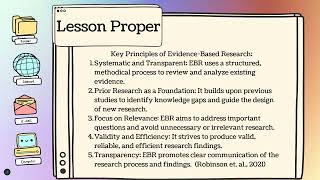 Methods of Research. Lesson 2. Evidenced-Based Research