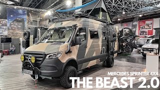 Mercedes Sprinter 4x4  THE BEAST 2.0  Campervanschmiede   Individual  Offgrid  CARAVAN SALON 23