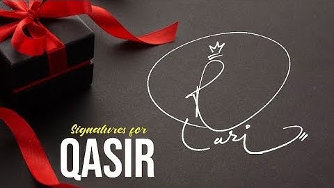 How to Draw Signature like a Billionaire (For Alphabet "Q") - Signature for Name 