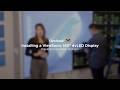 Installing a ViewSonic 163” dvLED Display: Flexible Installation Options