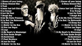 ZZ TOP BEST SONGS OF ALL TIME - THE VERY BEST OF ZZ TOP 💛❤️🙏✊✌️#bluesrock #zztop #music #classicrock